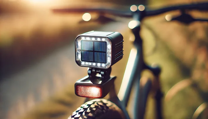 luces traseras para bicicleta con carga solar